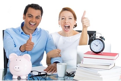 Live without difficultes after got a loan.